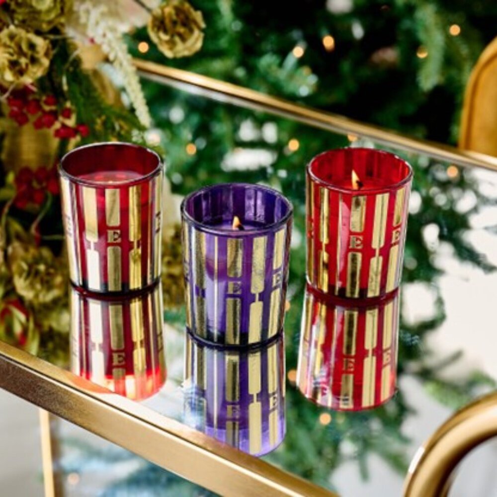 Elton John by Slatkin+Co. English Jelly Jar Candle Set w/Free Elton John Tote